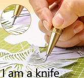 Diary penknife hand ledger carving knife hand carving knife girl's diary penknife sticker Paper Cuttings knife retro solid wood penknife friend gift cutting newspaper knife express knife